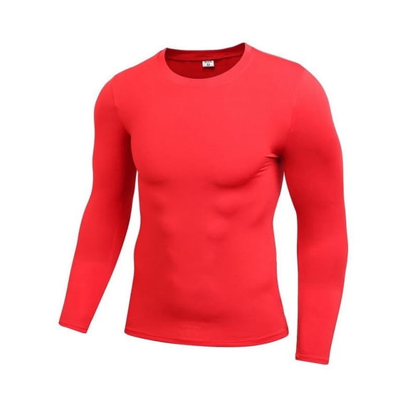 Men's Quick Dry Long Sleeve Compression Baselayer T-shirts Sports Tops
