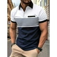 thumbnail image 1 of Men's Quick-Dry Short Sleeve Athletic Performance Polo Shirt Casual Shirts Button Down Shirt for Men Beach Summer Wedding Shirt, 1 of 6