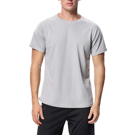 Men's Quick Dry Short Sleeve Rash Guard Swimwear UPF 50+ Sport Shirt Swim Tops
