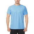 thumbnail image 1 of Men's Quick Dry Short Sleeve Rash Guard Swimwear UPF 50+ Sport Shirt Swim Tops, 1 of 5