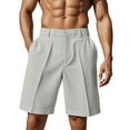 thumbnail image 1 of Men’s Quick Dry Shorts – Athletic Lounge Fit Men's Summer Thin Casual Five Point Solid Color Shorts, 1 of 4