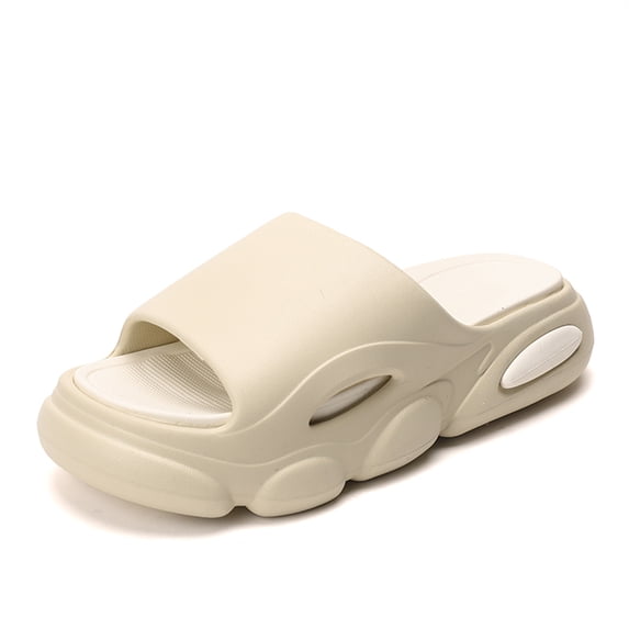 Men's Quick Dry Slippers, Comfortable Thick Bottom Non-slip Bathroom Sandals, Sport Slide Sandals ,Indoor and Outdoor