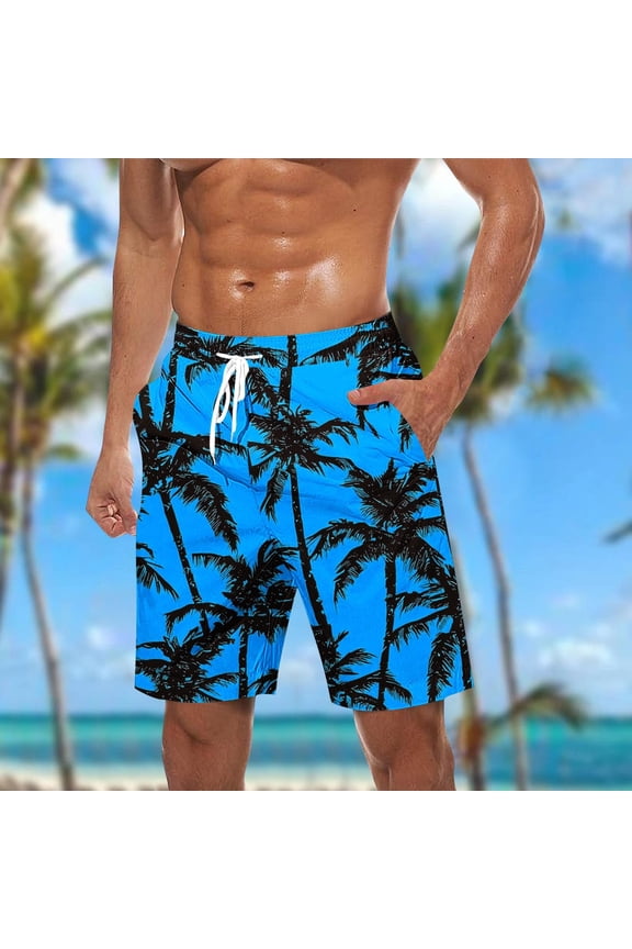 Men's Quick Dry Swim Trunks - Beach Vacation Essentials Board Shorts