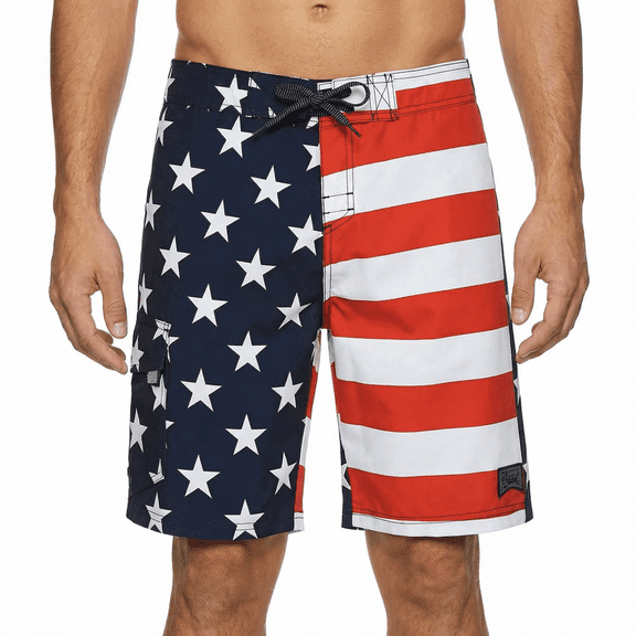 Men's Quick-Dry Swim Trunks with Mesh Liner, Beach Shorts with Pockets and Adjustable Drawstring Waist for Swimming, Vacation & Water Sports