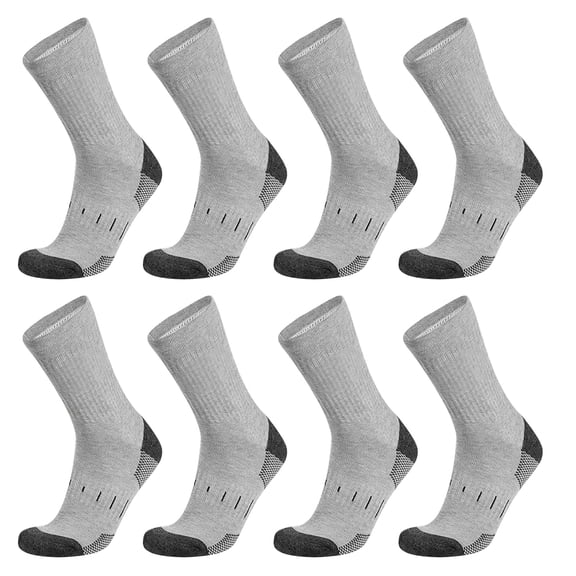 Men's Quick-Dry Training Socks with Cushion & Compression - Sporty Socks for Workouts, Tennis, Casual