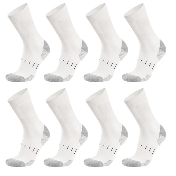 Men's Quick-Dry Training Socks with Cushion & Compression - Sporty Socks for Workouts, Tennis, Casual