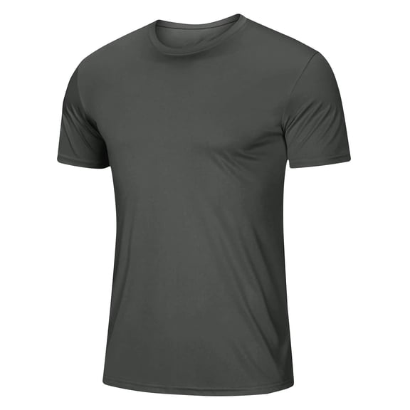 Men's Quick Dry Workout Shirts Moisture Wicking Running Athletic Performance T-Shirts Lightweight Gym Top Tee