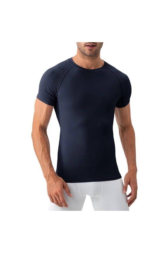 Men's Quick Dry Workout T-Shirts – Breathable Athletic Gym Running Training Active Shirts