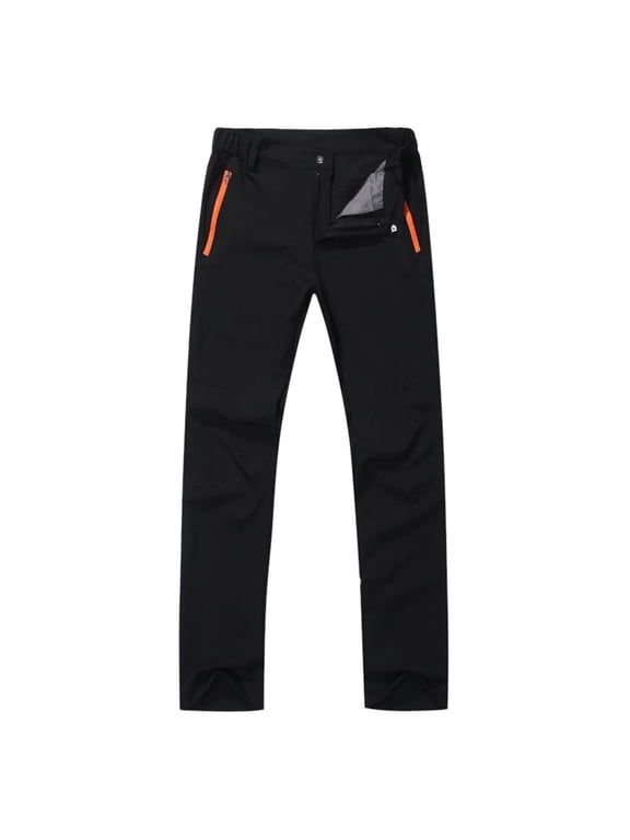 Men's Quick Drying Outdoor Pants - Stretch Breathable, Ice Silk Fabric, Thigh Mesh Design, All Season Fitness Wear