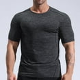 thumbnail image 1 of Men’s Quick Drying Running Shirts Loose Fit Performance Short Sleeve Lightweight Athletic Workout Shirts for Men, 1 of 3