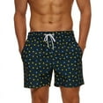 thumbnail image 1 of Men's Quick-drying Swim Trunks Swimwear Nylon Quick-drying with Mesh Lining Swimming Swimsuit Sports Beach Surf Shorts, 1 of 1