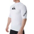 thumbnail image 1 of Men's Quiksilver EQYWR3136 All Time Short Sleeve Rash Guard (White M), 1 of 4