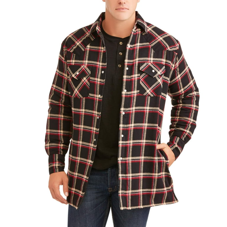 Insulated flannel store shirt walmart