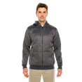 thumbnail image 1 of Men's Quilted Hoodie with Zipper and Drawstring, 1 of 2