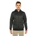 thumbnail image 1 of Men's Quilted Hoodie with Zipper and Drawstring, 1 of 2