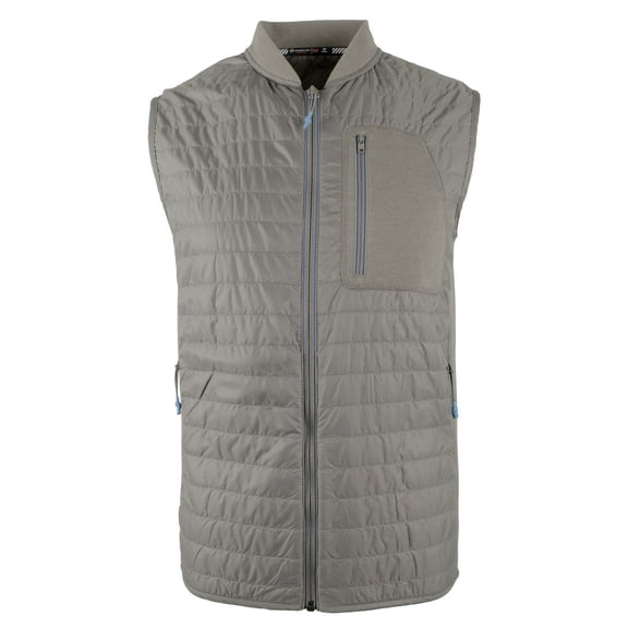 Men's Quilted Lightweight Bomber Vest-SP-M