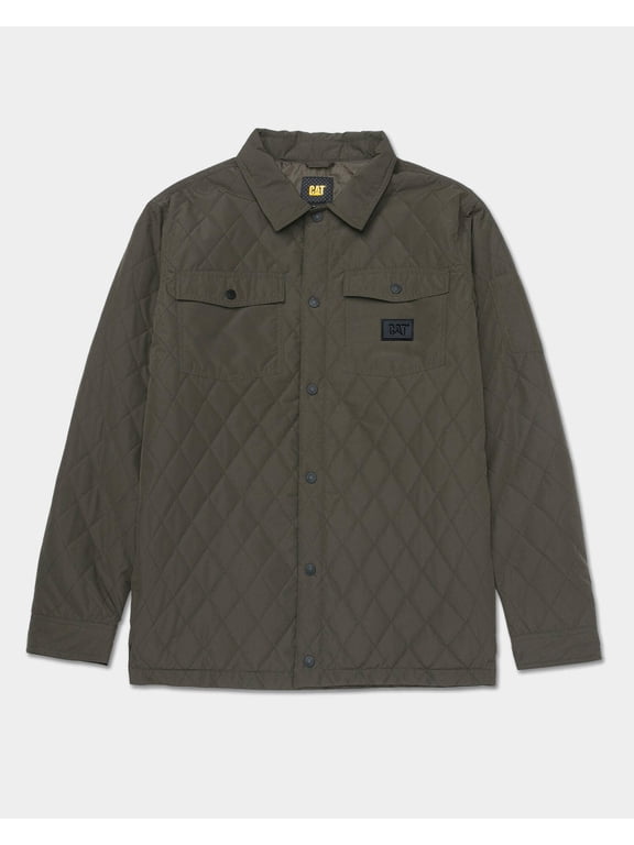 Men's Quilted Ripstop Shirt Jacket | CAT® WORKWEAR