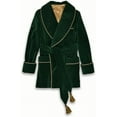 thumbnail image 1 of Men's Quilted Smoking Jackets Black Velvet Smoking Robes Coat Jackets Dinner Party Wear Jackets&nbsp;, 1 of 3
