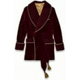 thumbnail image 1 of Men's Quilted Smoking Jackets Black Velvet Smoking Robes Coat Jackets Dinner Party Wear Jackets&nbsp;, 1 of 4
