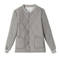 thumbnail image 1 of Men's Quilted Winter Jacket Mid Length Winter Coat Cold Weather Outerwear Snorkel Varsity Jackets Army Green L, 1 of 8