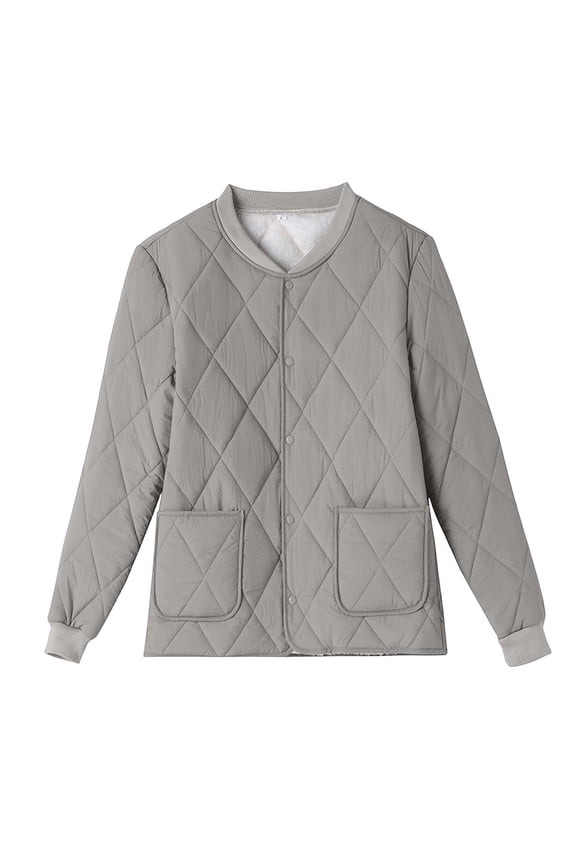 Men's Quilted Winter Jacket Mid Length Winter Coat Cold Weather Outerwear Snorkel Varsity Jackets Black XS