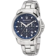 Mens R8873621002 Silver Stainless-Steel Plated Quartz Dress Watch