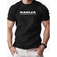 thumbnail image 1 of Men's RAKIJA Branded Graphic T-Shirt - Heavy-Duty Rakija Print (Brand), Lightweight Breathable Cotton Crew Neck Tee, Casual Summer Outdoor & Training Shirt for Men, Machine Washable Casual Wear, 1 of 5
