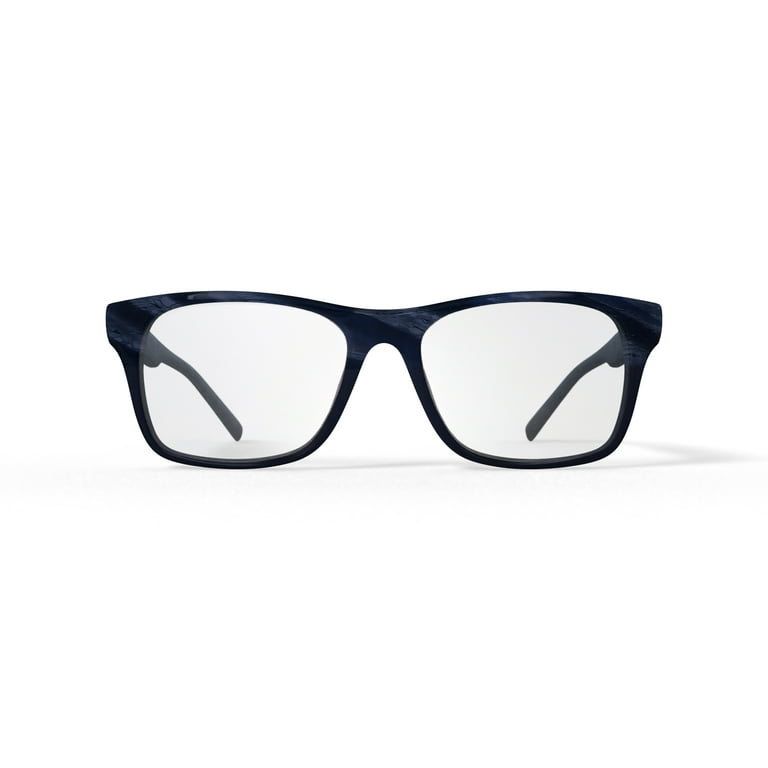 Reverb Men's RVMO5104 Prescription Eyeglasses with Case, Blue/Grey