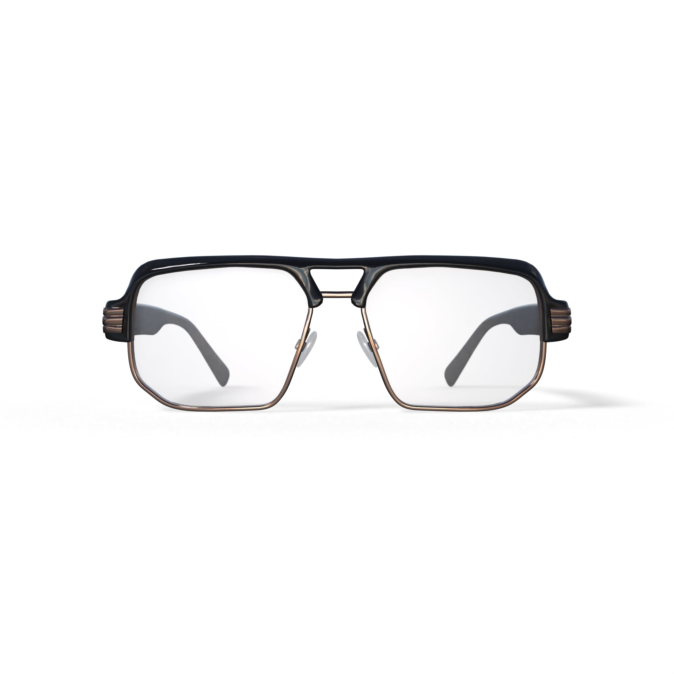 Reverb Men's RVMO5110 Prescription Eyeglasses with Case, Black HSA