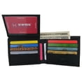 thumbnail image 1 of Men's RFID Blocking Premium Leather Classic Bifold 2 ID Card Holder Wallet with Gift Box, 1 of 15