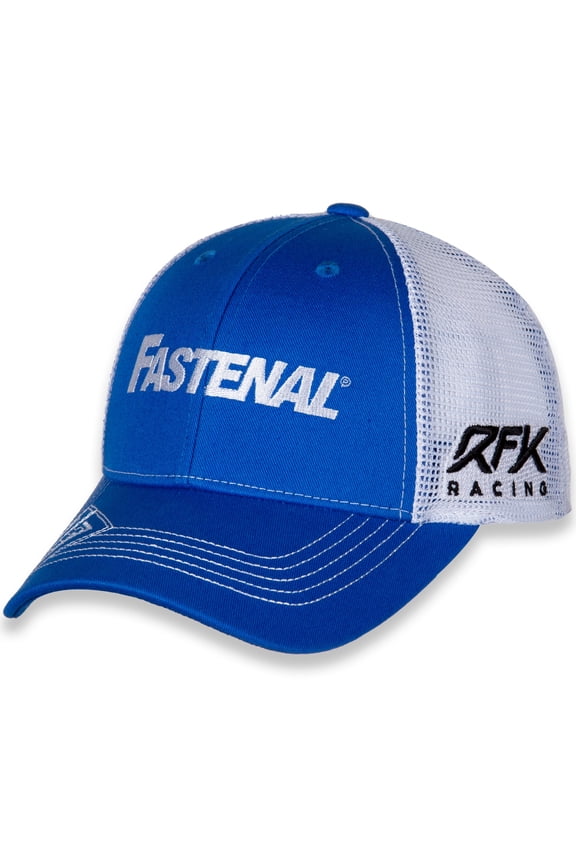 Men's RFK Racing Royal/White Chris Buescher Fastenal Adjustable Hat