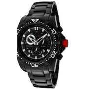 Mens Racer Chronograph Watch - Black
