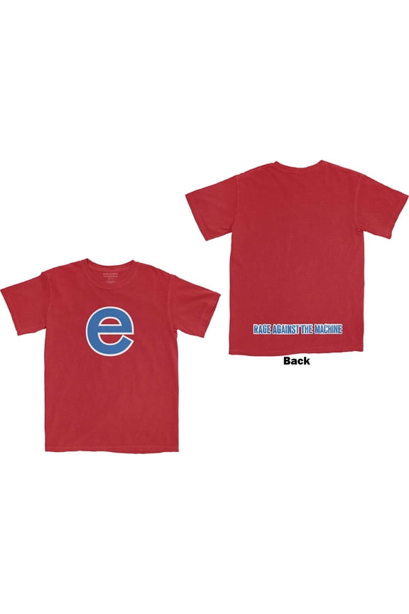 Men's Rage Against The Machine Big E T-shirt Large Red