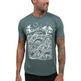 thumbnail image 1 of Men's Raging Sea Graphic Tees for Men S - 4XL, 1 of 6