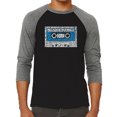 thumbnail image 1 of Men's Raglan Baseball Word Art T-shirt - 80s One Hit Wonders, 1 of 2