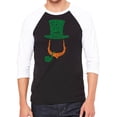 thumbnail image 1 of Men's Raglan Baseball Word Art T-shirt - Leprechaun, 1 of 2