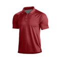 thumbnail image 1 of Men's Raglan Short Sleeve Polo Moisture-Wicking Uniform Polo Shirt, 1 of 5