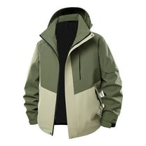 Men's Rain Jacket Versatility Waterproof Raincoat Tactical Rain Shell Jackets With Hood Golf Hiking Windbreaker