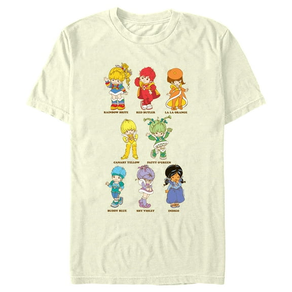 Men's Rainbow Brite Friends Introduction  Graphic T-Shirt