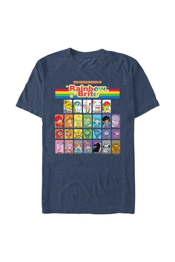 Men's Rainbow Brite Table of Characters Graphic T-Shirt