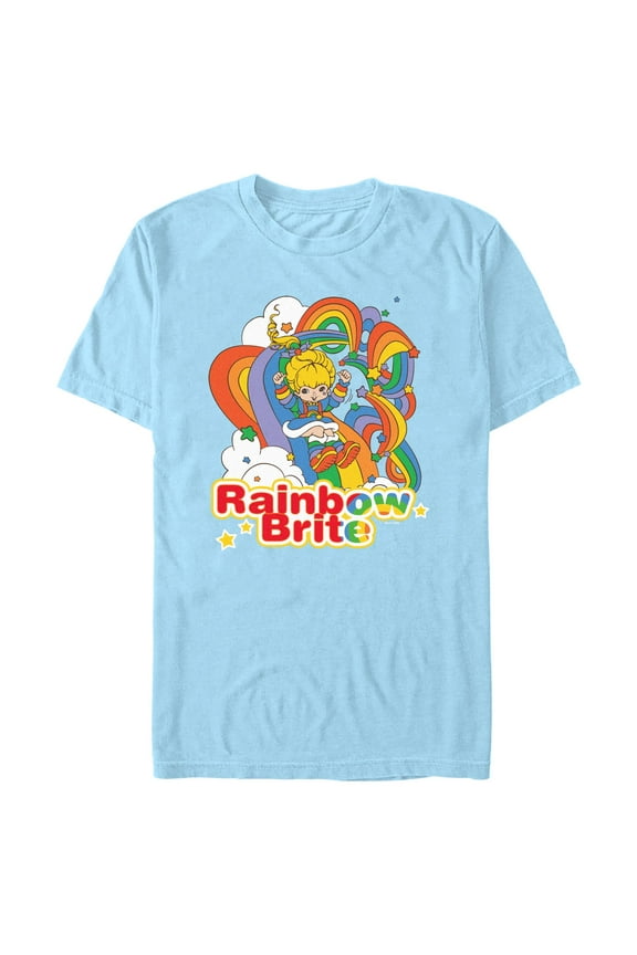 Men's Rainbow Brite Tangled Slide Graphic T-Shirt