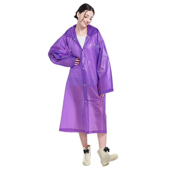 Men's Rainy Season Thickened Front Opening With Hooded Drawstring Pocket Raincoat Portable Umbrellas for Rain Umbrellas with Stand Umbrella Cover Replacement Umbrellas for Rain Compact Umbrella