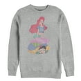 thumbnail image 1 of Men's Ralph Breaks the Internet Ariel Pillow Sweatshirt Athletic Heather 3X Large, 1 of 3