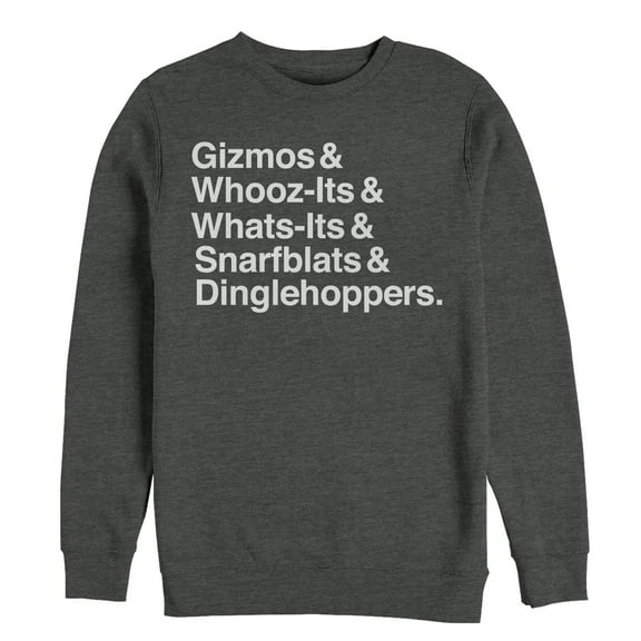 Men's Ralph Breaks the Internet Comfy Ariel  Sweatshirt Charcoal Heather Small