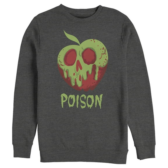 Men's Ralph Breaks the Internet Snow Poison Apple Sweatshirt Charcoal Heather 2X Large