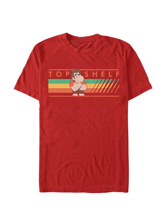 Men's Ralph Breaks the Internet Top Shelf Graphic Tee Red 2X Large