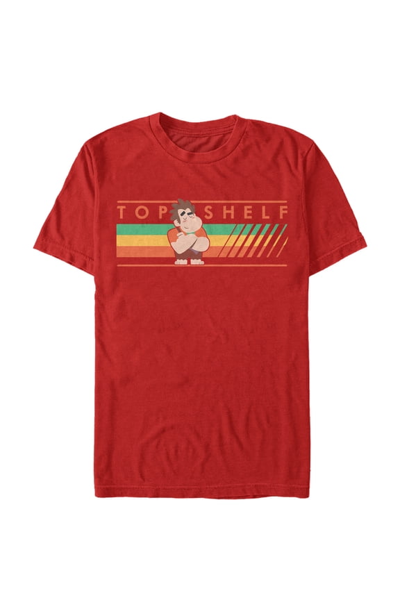 Men's Ralph Breaks the Internet Top Shelf Graphic Tee Red Large