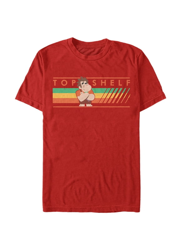 Men's Ralph Breaks the Internet Top Shelf  Graphic Tee Red X Large