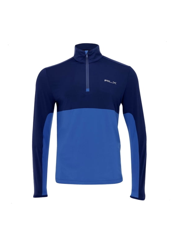 Men's Ralph Lauren RLX Golf Stretch Quick Dry 1/2 Zip Pullover (2XLarge, Navy)