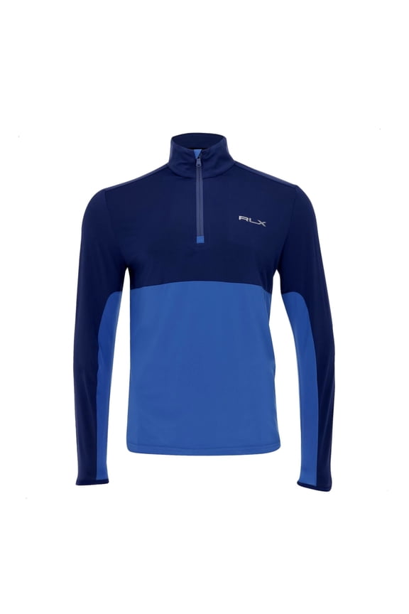 Men's Ralph Lauren RLX Golf Stretch Quick Dry 1/2 Zip Pullover (Medium, Navy)
